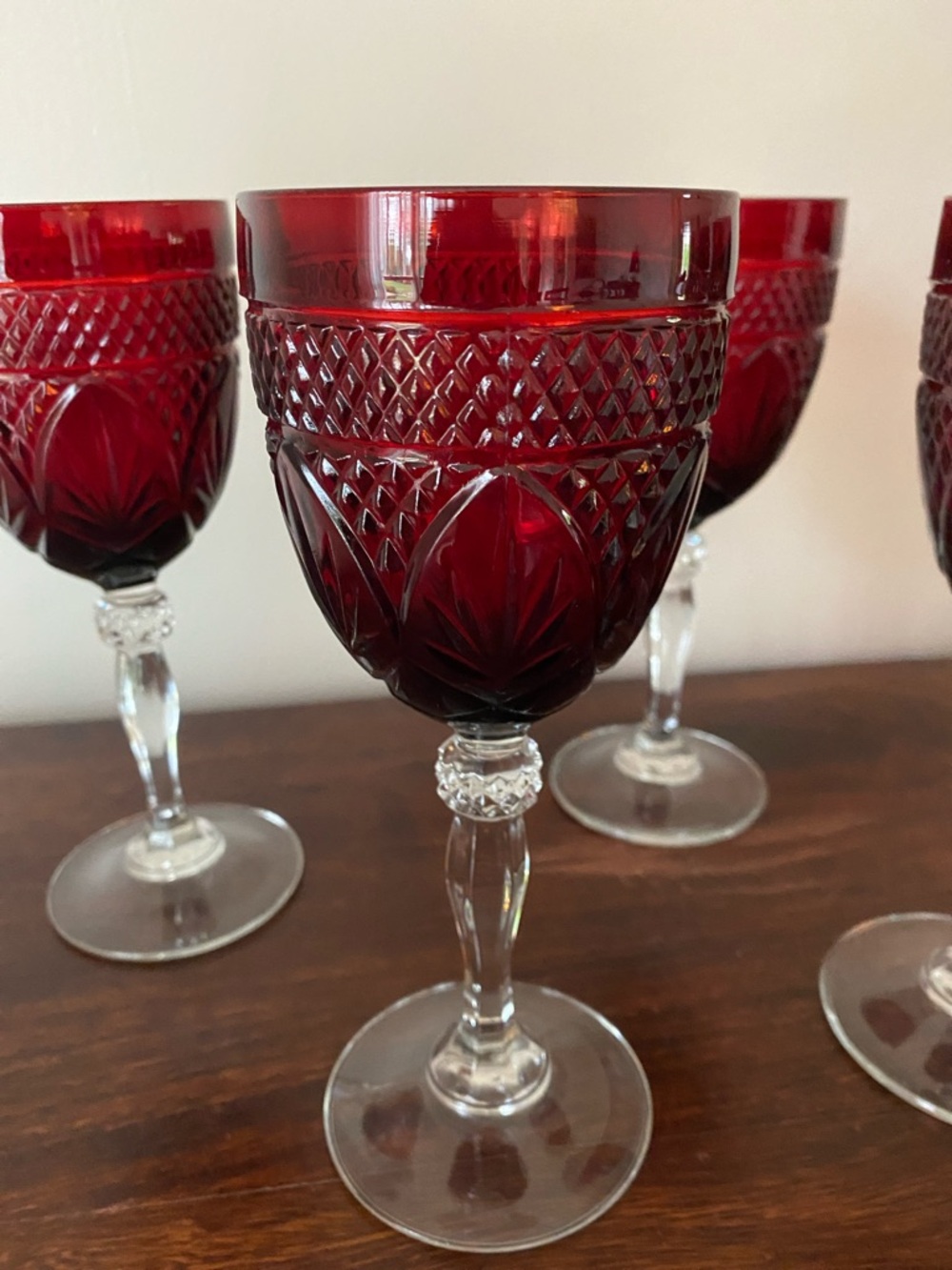 Cristal D'Arques • Durand • Water Goblet • Set of 4 • 4 sets available - Picture 3 of 6